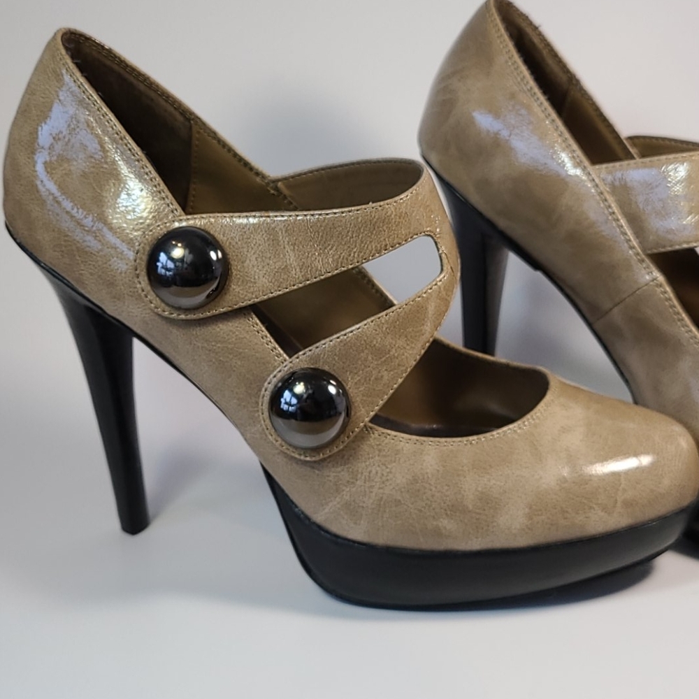 Bakers Beige Ladies Shoes Heels Pumps